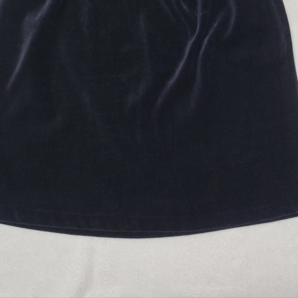 Ultrasport Marshall's 1970s Vintage Deadstock Black Velvet Fitted Mini Skirt S - Picture 8 of 11